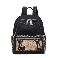Nylon Backpack large capacity & soft surface black PC