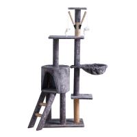 Fibra de madera de densidad media & Flanela Escalada de gato, Sólido, gris,  trozo
