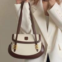 PU Cuir Sac à bandoulière Marron pièce