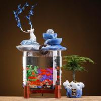 Porcelain Multifunction Water Ornaments for home decoration Plastic Injection PC