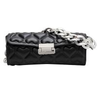 PU Leather Easy Matching Shoulder Bag with chain heart pattern PC