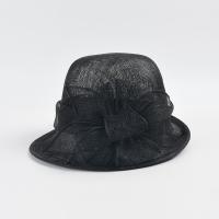 Cambric Fedora Hat & sun protection & for women & breathable Solid PC