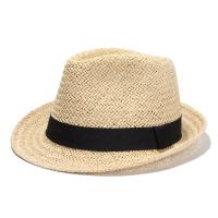 Straw Outdoor Fedora Hat perspire & sun protection & breathable weave Solid PC
