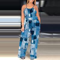 Polyester Long Jumpsuit & loose printed Others PC