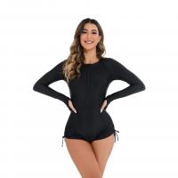 Polyamide One-piece Swimsuit & skinny style Solid black PC