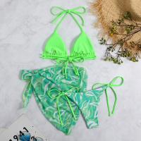 Polyester Bikini & three piece printed Solid Set