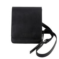 PU Leather Easy Matching Crossbody Bag Solid black PC