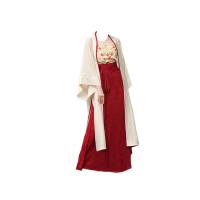 Polyester Einteiliges Kleid, Gedruckt, Zittern, Rot,  Festgelegt