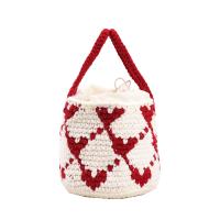 Caddice Easy Matching & Bucket Bag & Weave Handbag heart pattern PC