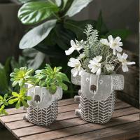 Cement Creative Flower Pot & breathable PC