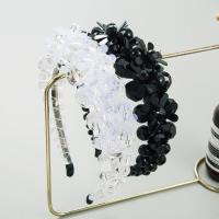 Tuch & kristall & Zinklegierung Haarband, mehr Farben zur Auswahl,  Stück