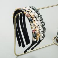 Skleněný Rhinestone & Polyesterové zlaté hedvábí Vlasový pás più colori per la scelta kus
