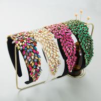 Glas Strass & Tuch & Zinklegierung Haarband, mehr Farben zur Auswahl,  Stück