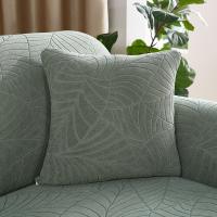 Polyester easy cleaning Pillow Case Freeze Protection & durable & breathable jacquard Plant PC