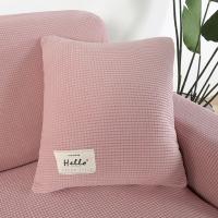 Polyester Fabrics easy cleaning Pillow Case durable & breathable embossing Solid PC