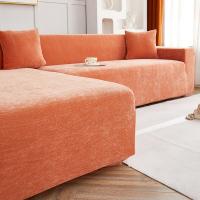 Chenille Funda de sofá, estirable, Sólido, más colores para elegir,  trozo