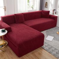 Polyester Sofa Cover Jacquard Plant meer kleuren naar keuze stuk
