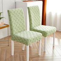 Polyester Couverture de chaise jacquard Solide plus de couleurs pour le choix Beaucoup