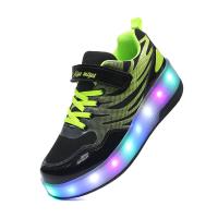 Caoutchouc thermo plastique & PU Cuir Chaussures de roues pour enfants plus de couleurs pour le choix Paire