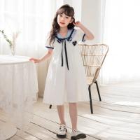 Cotone Dívka Jednodílné šaty Bianco kus