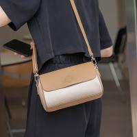 Cowhide Pillow Shaped Crossbody Bag soft surface PC