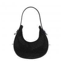 PU Leather Easy Matching Shoulder Bag with rhinestone PC