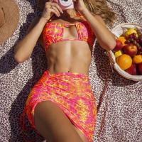 Polyester Bikini rekbaar Roze Instellen