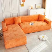Suede Sofa Cover Jacquard Solide meer kleuren naar keuze stuk