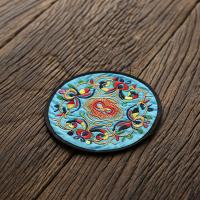 Silk anti-scald Cup Pad embroidered PC