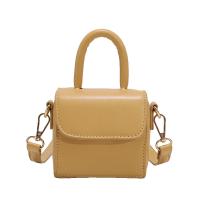 PU Leather Easy Matching Handbag Mini & attached with hanging strap Solid PC