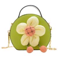 PU Leather Handbag Cute & Mini & attached with hanging strap floral PC