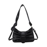 PU Leather Pleat & Easy Matching Shoulder Bag PC