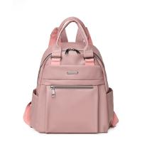 PU Leather Easy Matching Backpack large capacity Solid PC