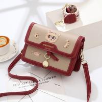 PU Leather Box Bag Crossbody Bag with extra hanging strap PC