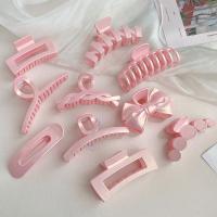 Acrylic Hair Clip for women pink PC