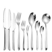 Stainless Steel Antirust & easy cleaning Cutlery polished silver PC