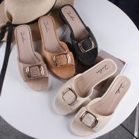 PVC chunky Women Sandals & breathable Pair