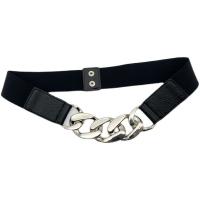 PU Leather & Zinc Alloy & Nylon & Polyester Easy Matching Fashion Belt flexible plated Solid PC