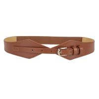 Fabric & PU Leather & Zinc Alloy Concise & Easy Matching Fashion Belt flexible gold color plated Solid PC