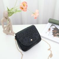 PU Leather Crossbody Bag with chain & soft surface PC