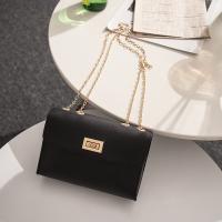 PU Leather Box Bag Shoulder Bag with chain & soft surface PC