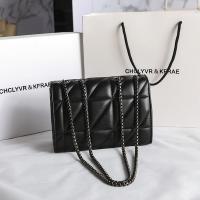PU Leather Box Bag Shoulder Bag with chain & soft surface PC