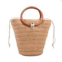 Straw Easy Matching & Bucket Bag Woven Tote PC