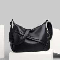 PU Leather Adjustable Strap Shoulder Bag large capacity & soft surface PC