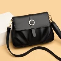 PU Leather Crossbody Bag with extra hanging strap & soft surface PC