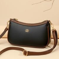 PU Leather Easy Matching Shoulder Bag with extra hanging strap & soft surface PC