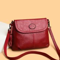 PU Leather Shoulder Bag with extra hanging strap & soft surface PC