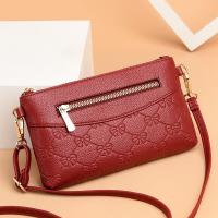 PU Leather Crossbody Bag embossing & soft surface PC