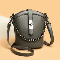 PU Leather Bucket Bag Handbag soft surface & attached with hanging strap PC