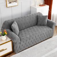 Suede Soft Sofa Cover durable jacquard Solid PC